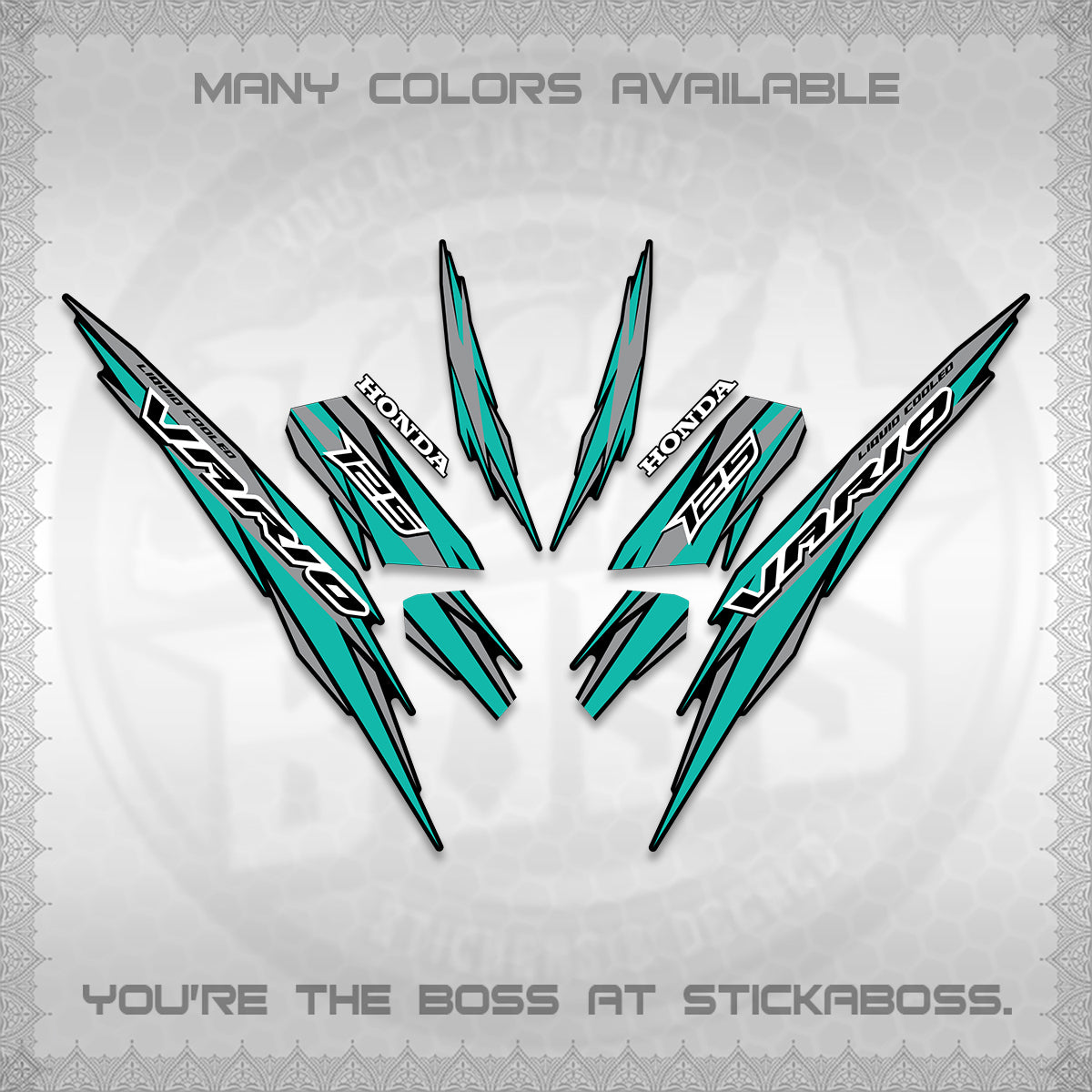 CLICK 125 V3 INDO DECALS (2024 SV 22-A1 STYLE) STICKER KITS By STICKABOSS