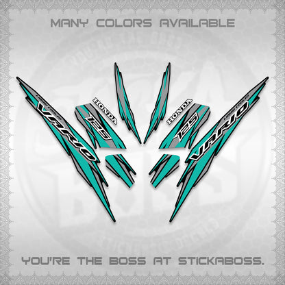 CLICK 125 V3 INDO DECALS (2024 SV 22-A1 STYLE) STICKER KITS By STICKABOSS
