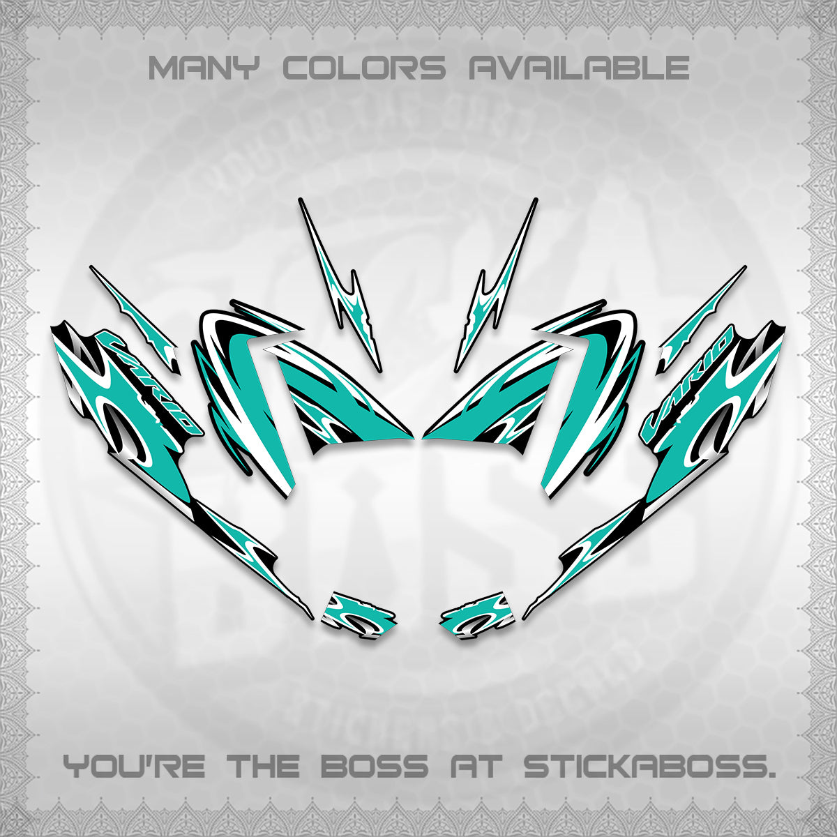 CLICK 125 V4 VARIO STRIPING DECALS (2026 NEW LED DESIGN) STICKER DECALS By STICKABOSS