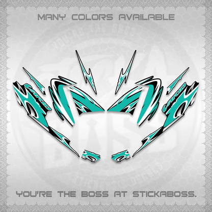 CLICK 125 V4 VARIO STRIPING DECALS (2026 NEW LED DESIGN) STICKER DECALS By STICKABOSS