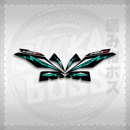 STICKER DECALS for MIO I 125 M3 INDO (MIIMOA4) By STICKABOSS (SOFIE LAMINATED WATERPROOF)