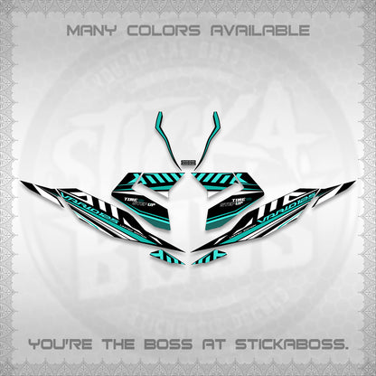 CLICK 125 V4 VARIO DECALS (2026 VR0007 DESIGN) STICKER KITS By STICKABOSS