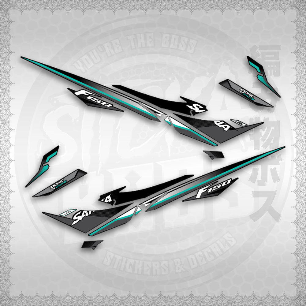STICKER DECALS for RAIDER 150 REBORN CARB(RRCSATHDE)By STICKABOSS(SOFIE LAMINATED WATERPROOF)