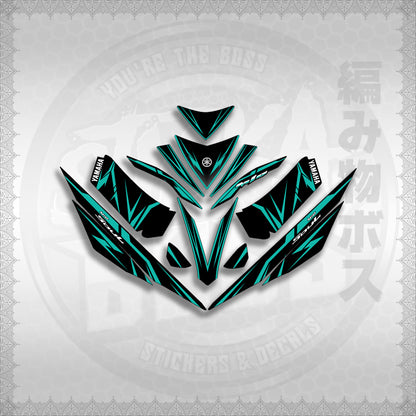 STICKER DECALS for MIO 4 (MIRGADE) By STICKABOSS (SOFIE LAMINATED WATERPROOF)