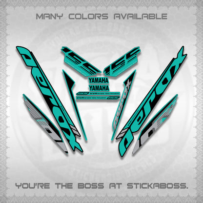 AEROX V3 STOCK STRIPING DECALS (SP EDITION)STICKER DECALS By STICKABOSS