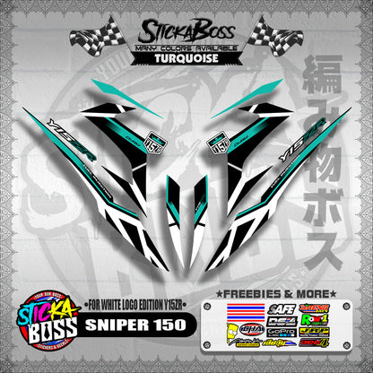 SNIPER 150 DECALS ( WHITE EDITION Y15ZR )【WITH FREEBIES】