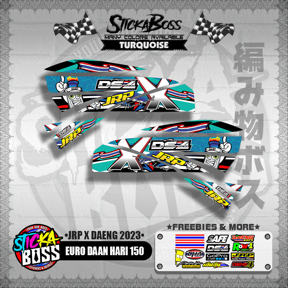 EURO DAAN HARI 150 DECALS ( JRP X DAENG 2023 )【WITH FREEBIES】