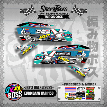 EURO DAAN HARI 150 DECALS ( JRP X DAENG 2023 )【WITH FREEBIES】