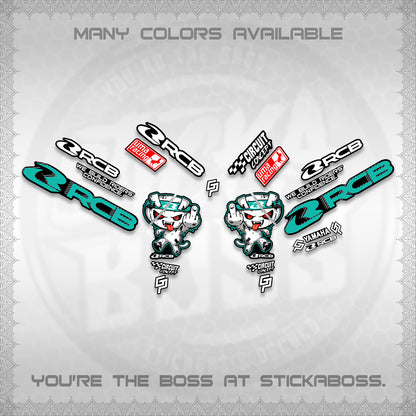 AEROX V2 DECALS (2026 RACE ZOMBIE DESIGN) STICKER DECALS By STICKABOSS