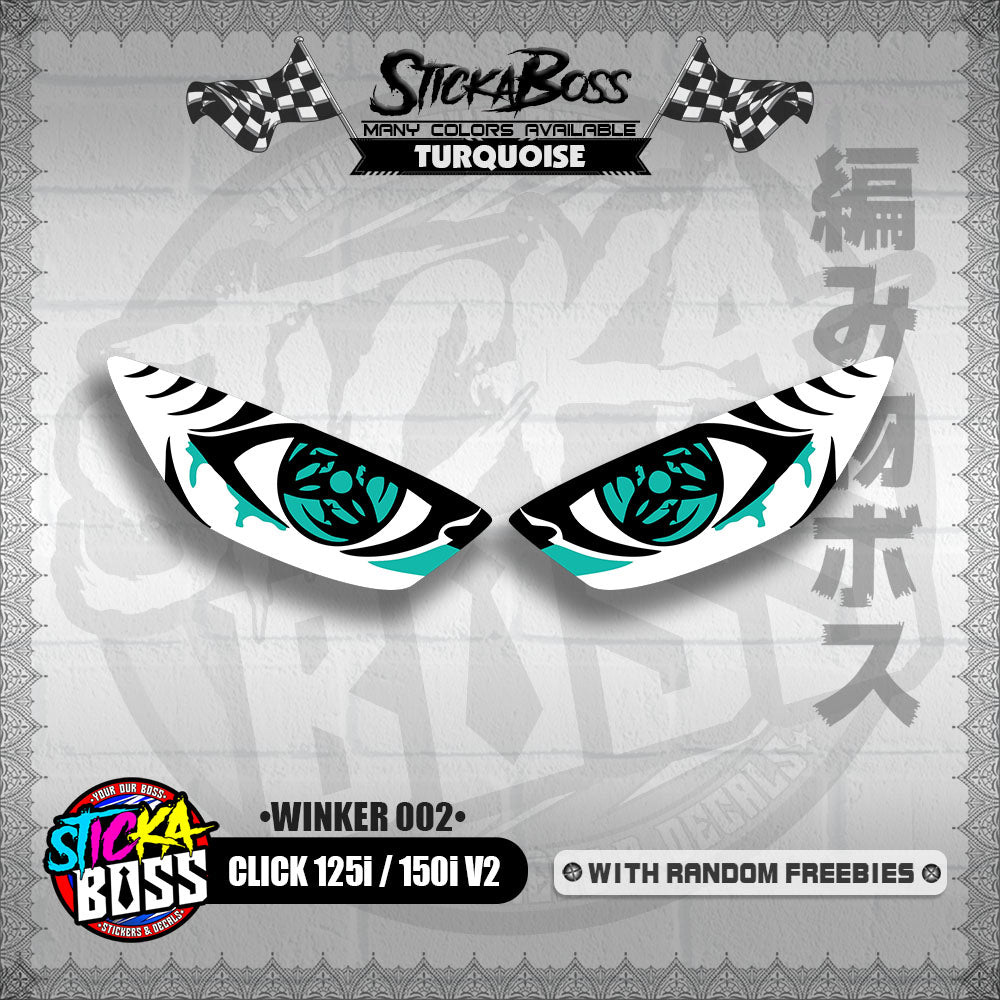 CLICK 125i / 150i V2 (WINKER 002) TRANSPARENT【WITH FREEBIES】