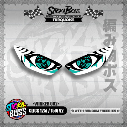 CLICK 125i / 150i V2 (WINKER 002) TRANSPARENT【WITH FREEBIES】