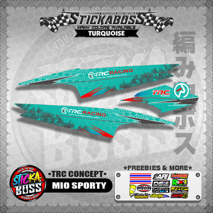MIO SPORTY STICKER DECALS ( TRC CONCEPT )【WITH FREEBIES】