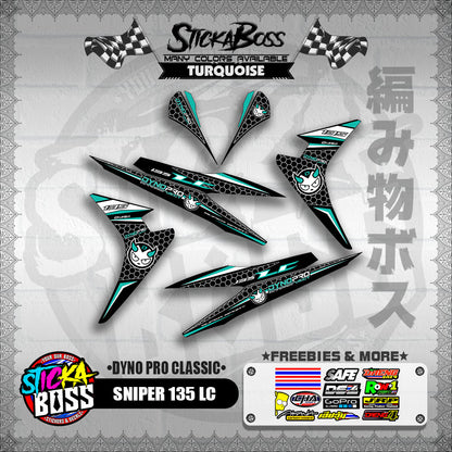 SNIPER 135 LC DECALS ( DYNO PRO CLASSIC )【WITH FREEBIES】