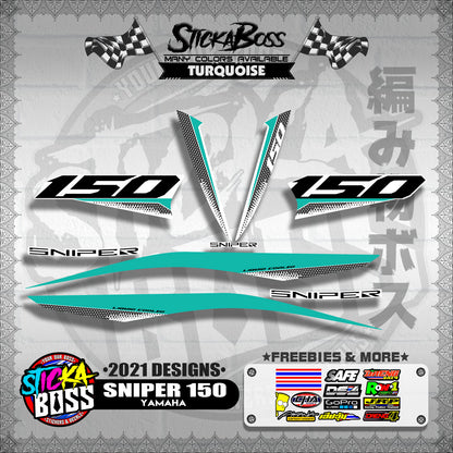 SNIPER 150 DECALS ( 2021 DESIGNS )【WITH FREEBIES】