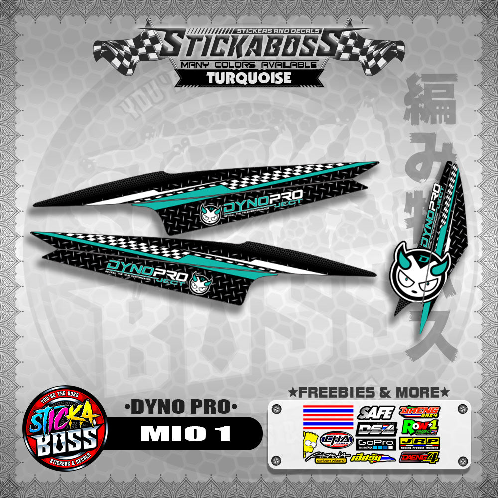 MIO 1 STICKER DECALS ( DYNO PRO )【WITH FREEBIES】