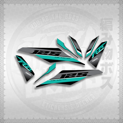 MIO I 125 M3 DASH RC EDITION STICKER DECALS By STICKABOSS (SOFIE LAMINATED WATERPROOF)