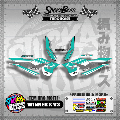 WINNER X V3 DECALS ( TEM HRC MOTIF )【WITH FREEBIES】