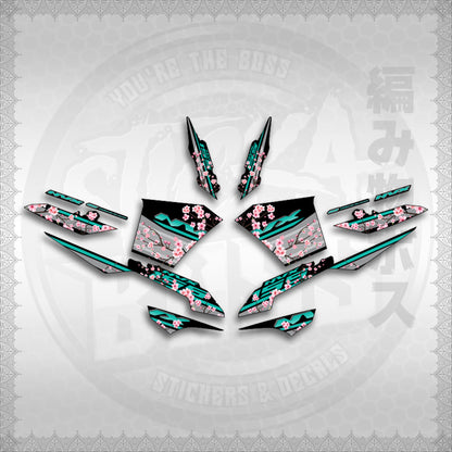 STICKER DECALS for AEROX V3 ALPHA TURBO INDO-MALAYSIAN (AV3SAIN) By STICKABOSS (SOFIE LAMINATED WATERPROOF)