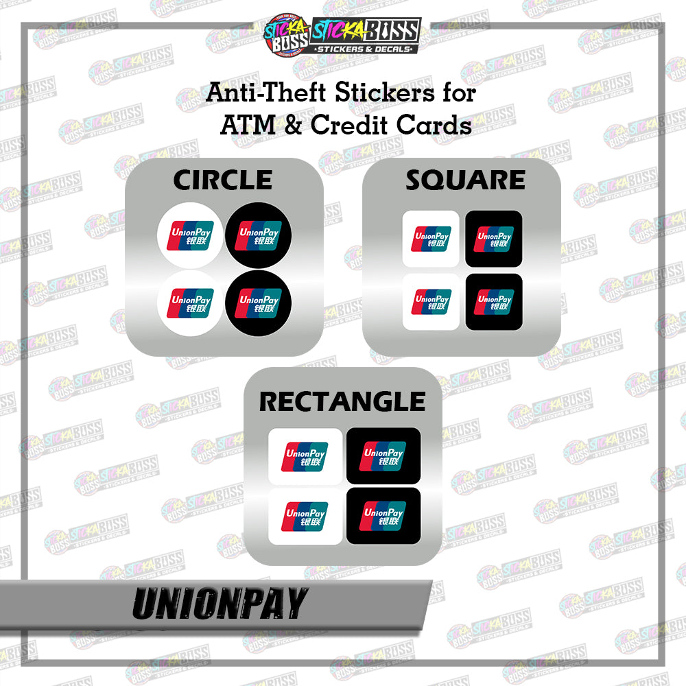 BANK CVV STICKER PART 2 |  4 PCS | ANTI-THEFT STICKER FOR ATM AND DEBIT/CREDIT CARDS【PRINTED】