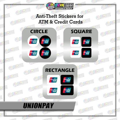 BANK CVV STICKER PART 2 |  4 PCS | ANTI-THEFT STICKER FOR ATM AND DEBIT/CREDIT CARDS【PRINTED】