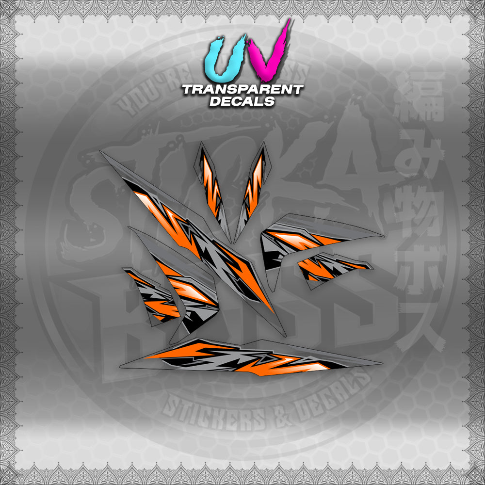 STICKER DECALS for BEAT 110 V2 (INMAUVTRSTMODE) By STICKABOSS (SOFIE LAMINATED WATERPROOF)