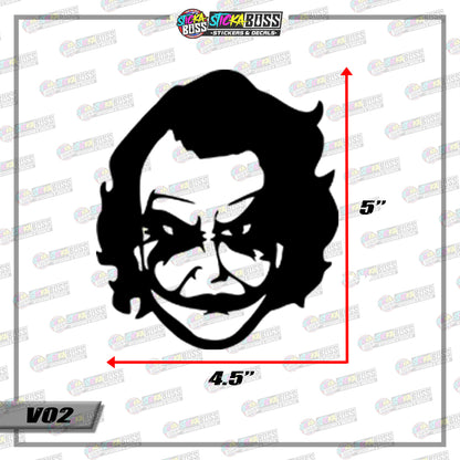JOKER ( VINYL CUT-OUT STICKER DECALS )【Stickaboss】