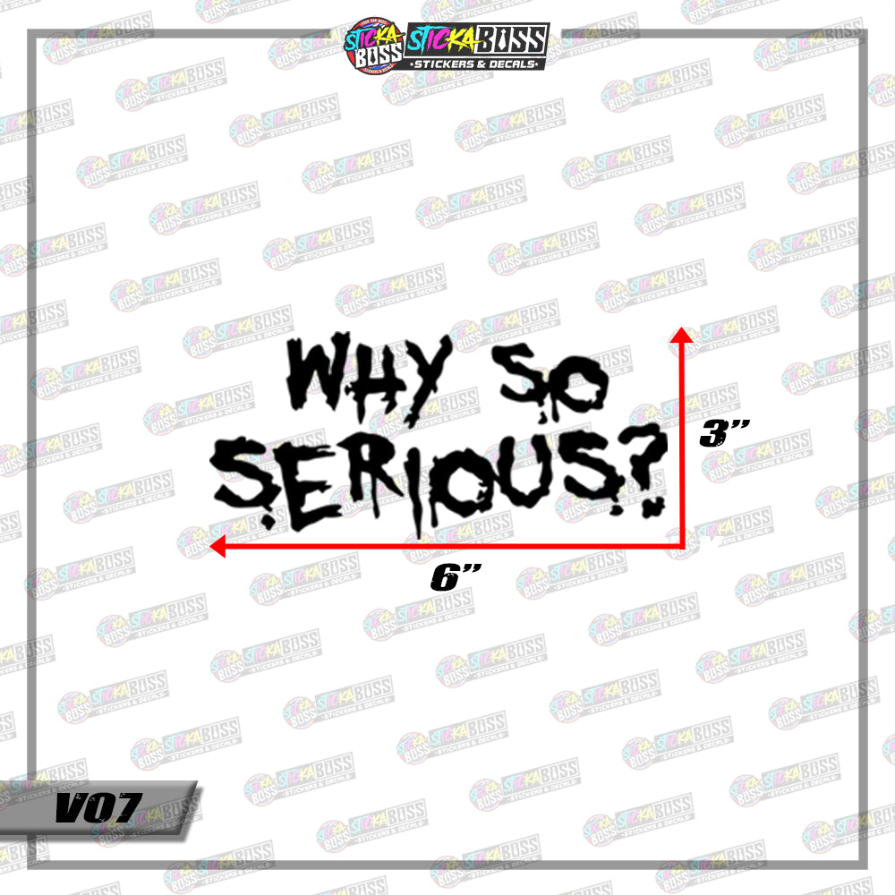 JOKER ( VINYL CUT-OUT STICKER DECALS )【Stickaboss】