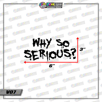 JOKER ( VINYL CUT-OUT STICKER DECALS )【Stickaboss】