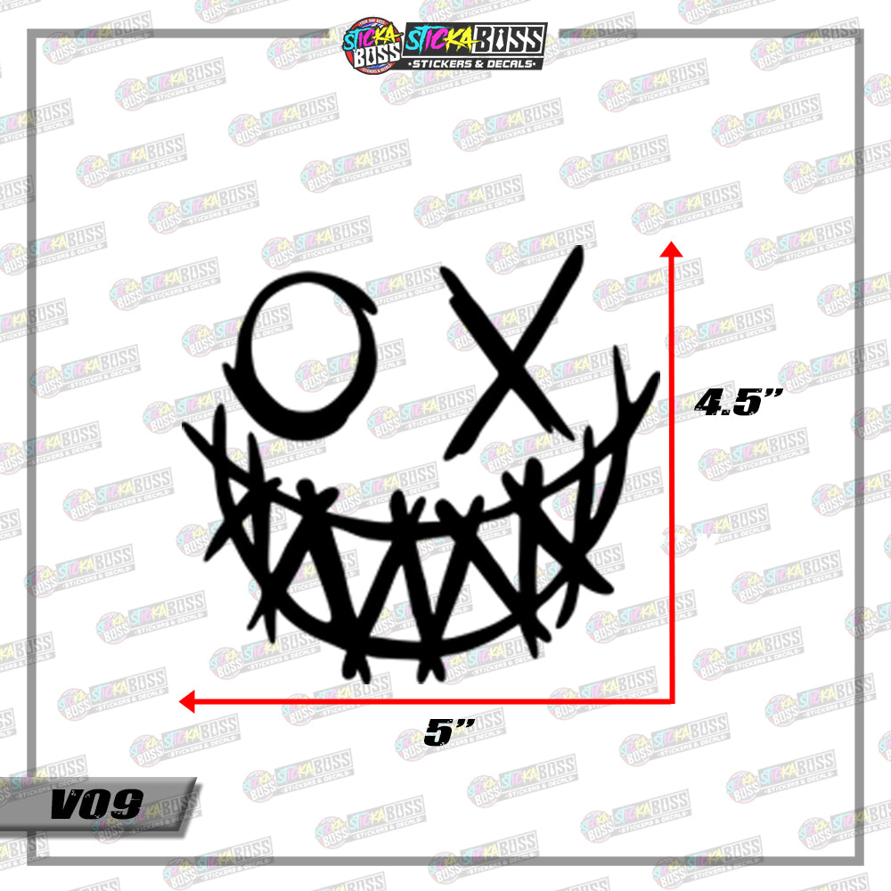 JOKER ( VINYL CUT-OUT STICKER DECALS )【Stickaboss】