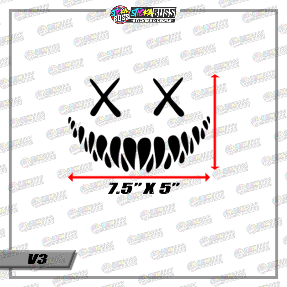 CUTE PEEKING MONSTER ( VINYL CUT-OUT STICKER DECALS )【Stickaboss】
