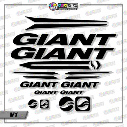 GIANT BIKE DECALS ( VINYL CUT-OUT STICKER DECALS )【Stickaboss】