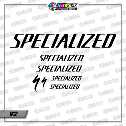SPECIALIZED BIKE DECALS ( VINYL CUT-OUT STICKER DECALS )【Stickaboss】