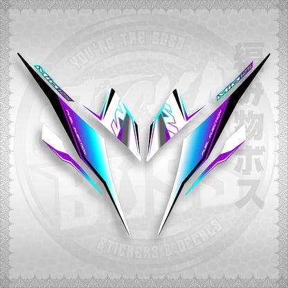 STICKER DECALS for MIO I 125 M3 (MIISTMOFOWH) By STICKABOSS (SOFIE LAMINATED WATERPROOF)