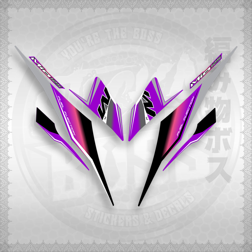 STICKER DECALS for MIO I 125 M3 (MIISTMO) By STICKABOSS (SOFIE LAMINATED WATERPROOF)