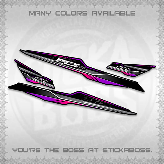 PCX 155 160 INDO DECALS (P007 NEW DESIGN)STICKER DECALS By STICKABOSS