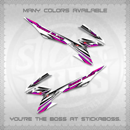 RAIDER BLADE 150 FOR WHITE DECAL(2026 NEW SHARP)STICKER DECALS By STICKABOSS