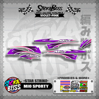 MIO SPORTY DECALS ( STAR STRIKE )【WITH FREEBIES】