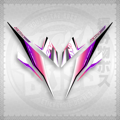 STICKER DECALS for MIO I 125 M3 (MIISTMOFOWH) By STICKABOSS (SOFIE LAMINATED WATERPROOF)