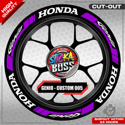 GENIO MAG STICKER SET ( 2 MAGS ) - CUSTOM 005 | VINYL WATERPROOF CUT-OUT DECALS