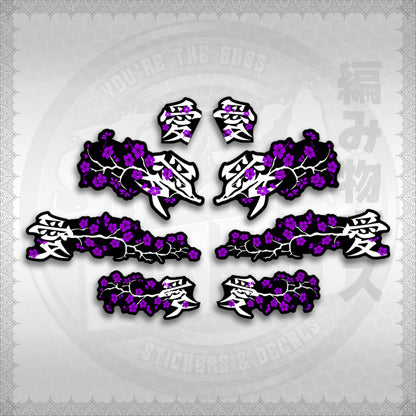 STICKER DECALS for NMAX V1 INDO (NV1SAXFL) By STICKABOSS (SOFIE LAMINATED WATERPROOF)