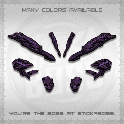 CLICK V3 STRIPING VARIO DECALS (GRAPHITY ARROW DESIGN)STICKER DECALS BY STICKABOSS