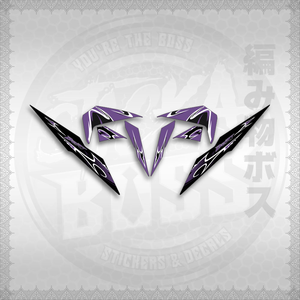 STICKER DECALS for BEAT FI V2 (BV225LENEMOHO) By STICKABOSS (SOFIE LAMINATED WATERPROOF)