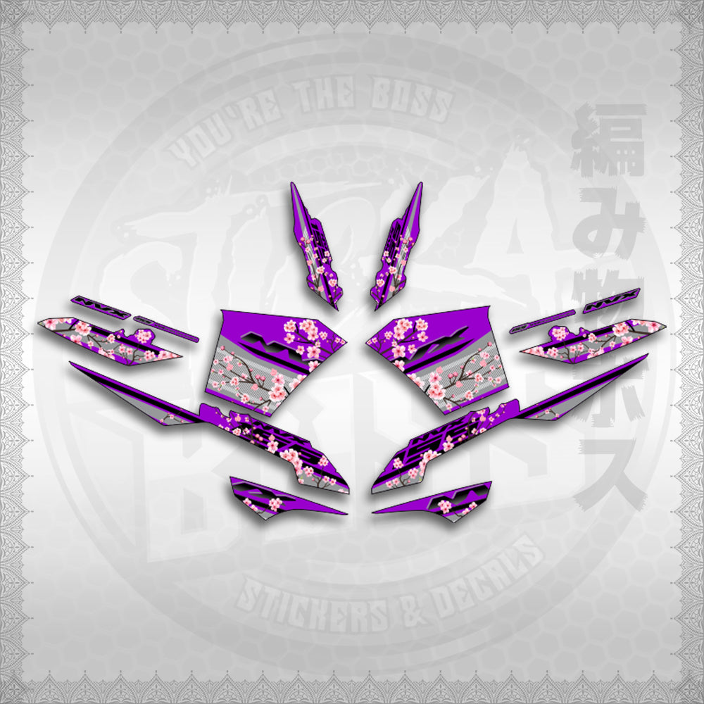 STICKER DECALS for AEROX V3 ALPHA TURBO INDO-MALAYSIAN (AV3SAIN) By STICKABOSS (SOFIE LAMINATED WATERPROOF)