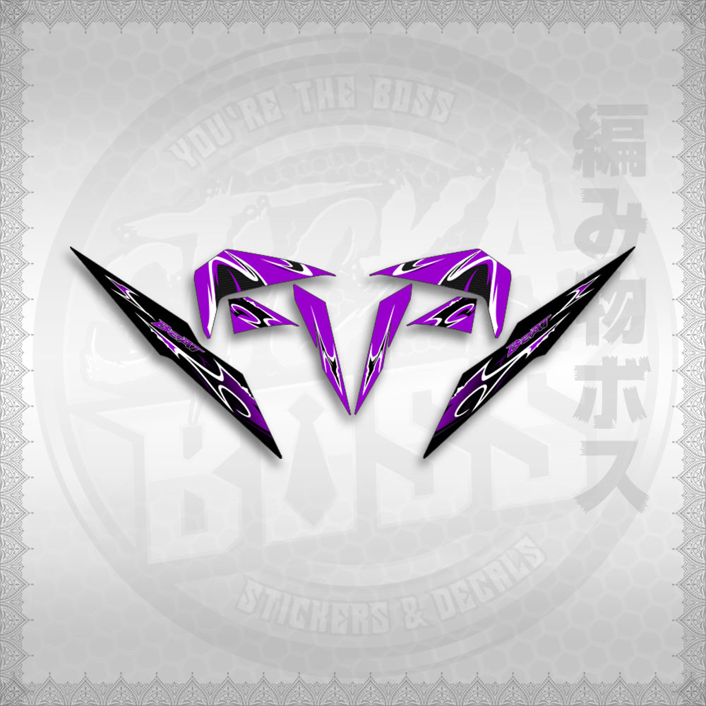 STICKER DECALS for BEAT FI V2 (BV225LENEMOHO) By STICKABOSS (SOFIE LAMINATED WATERPROOF)