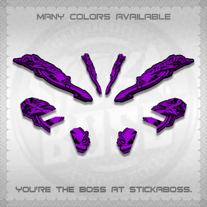 CLICK V3 STRIPING VARIO DECALS (GRAPHITY ARROW DESIGN)STICKER DECALS BY STICKABOSS