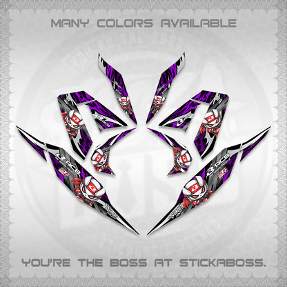 CLICK 125 V4 DECALS (2026 NEW RCB 2.0 DESIGN) STICKER KITS BY STICKABOSS