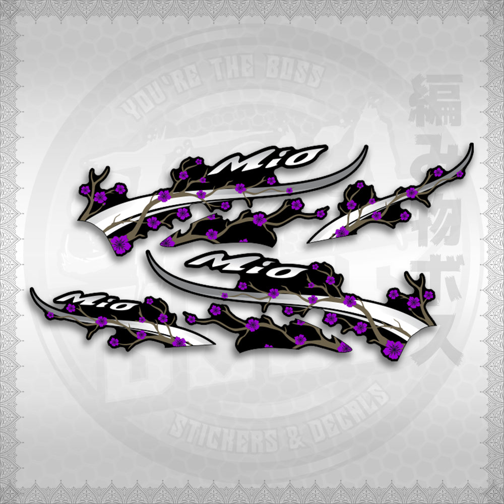 STICKER DECALS for MIO SPORTY (MSPSAXFL) By STICKABOSS (SOFIE LAMINATED WATERPROOF)