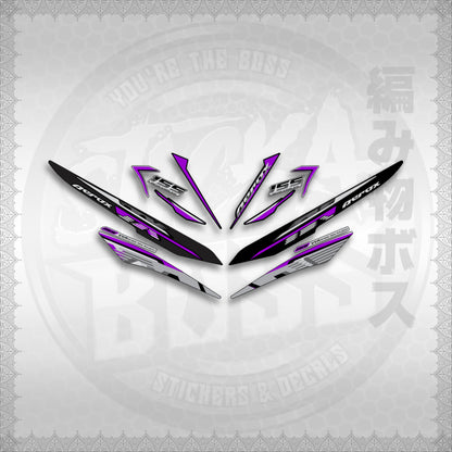 STICKER DECALS for AEROX 155 V1 (NESPGR) By STICKABOSS (SOFIE LAMINATED WATERPROOF)