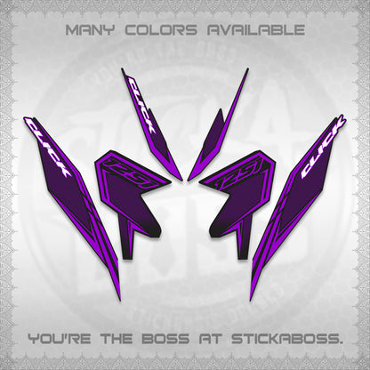 CLICK 125 V3 DECALS (2026 LINE UP DESIGN) STICKER KITS By STICKABOSS