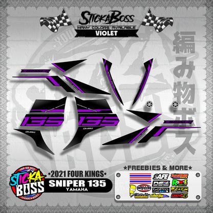 SNIPER 135 DECALS ( 2021 FOUR KINGS )【WITH FREEBIES】